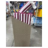 6 Red and White Pool Noodles