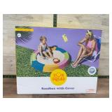 Sun Squad Sandbox With Cover, 45 Inch Diameter
