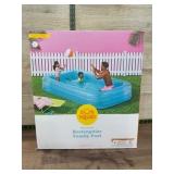 Sun Squad Inflatable Rectangular Family Pool