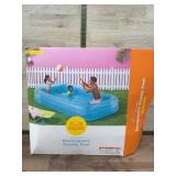 Sun Squad Inflatable Rectangular Family Pool
