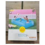 Sun Squad Inflatable Rectangular Family Pool