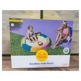 Sun Squad Sandbox With Cover, 45 In Diameter