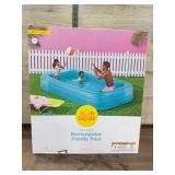 Sun Squad Inflatable Rectangular Family Pool