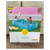 Sun Squad Inflatable Rectangular Family Pool