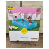 Sun Squad Inflatable Rectangular Family Pool