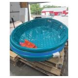 6 Molded Plastic Kiddie Pools
