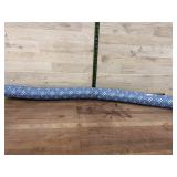 Blue Patterned Draft Stopper Cushion