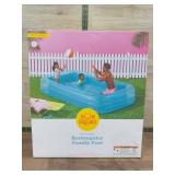 Sun Squad Inflatable Rectangular Family Pool