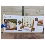 EastPoint 4-in-a-Row Wood Game Set