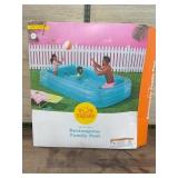 Sun Squad Inflatable Rectangular Family Pool