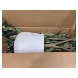 5 Ft Artificial Olive Tree in White Pot