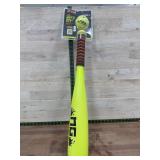 HG Bat and Ball Set Neon Yellow Black Handle