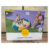 Sun Squad Sandbox With Cover, 65-Inch Diameter