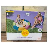 Sun Squad Sandbox with Cover, 5ft Diameter