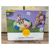 SUN SQUAD Sandbox with Cover, 5ft Diameter