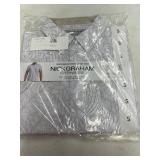 Nick Graham Sport Shirt Size S White Pattern
