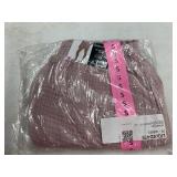 Pink Waffle Knit Shorts Size Small