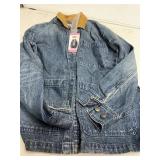 Frye Denim Jacket with Corduroy Collar, Size S