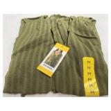Steve Madden Green Striped Top Medium