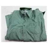Nick Graham Green Geometric Medium Shirt