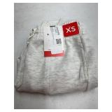 Womens XS Light Gray Joggers with Drawstring