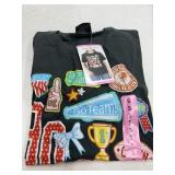 Ladies Short Sleeve Graphic T-Shirt Size S