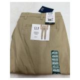 Gap Khaki Smooth Cotton Chinos 40x32