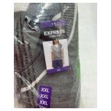 Express Gray V-Neck Vest XXL