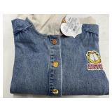 Garfield Bomber Jacket XL Denim and Fleece