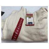 Eddie Bauer XL Quarter Zip Pullover Cream
