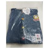 Denim Garfield Hoodie Jacket XL Size