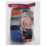 Hanes 5-Pack Tagless Boxer Briefs XL