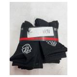 Black Mid Crew Baseball Lifestyle Socks