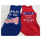 Free Country 2-Pack Dog Tank Tops Large