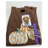 Brown Pumpkin Graphic T-Shirt XXL