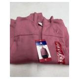 Champion XL Pink 1/4 Zip Pullover Sweatshirt