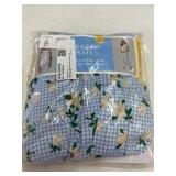 2-Piece Blue Floral Tank and Pant Pajama Set