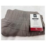 Womens Travel Wide Leg Pant XL Taupe