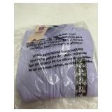Girls XL Quilted Jacket, Lavender, Full Zip