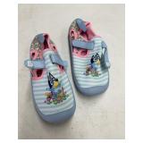 Pair Bluey Toddler Shoes Size 13/1 Floral Print