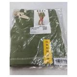 Roxy Ladies Green Shorts Size Medium