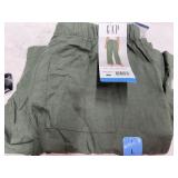 GAP Pull-On Linen Pant Olive Size L