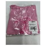 Folded Pink T-Shirt with Bow Graphic