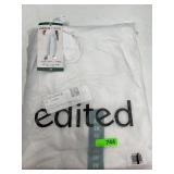 Ladies Gauze Barrel Pant 3X White