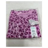 Wonder Nation Pink Leopard Short Sleeve 4T