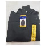 Champion Womens Black Air Layer Rib 1/4 Zip Top