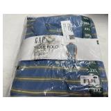 GAP Blue Stripe Pique Polo Shirt 3XL