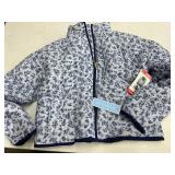 Draper James Blue Floral Puffer Jacket XS
