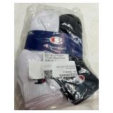 Champion 8-Pair Youth Quarter Socks 5y-7y