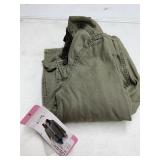Olive Green Canvas Utility Jacket Size Small